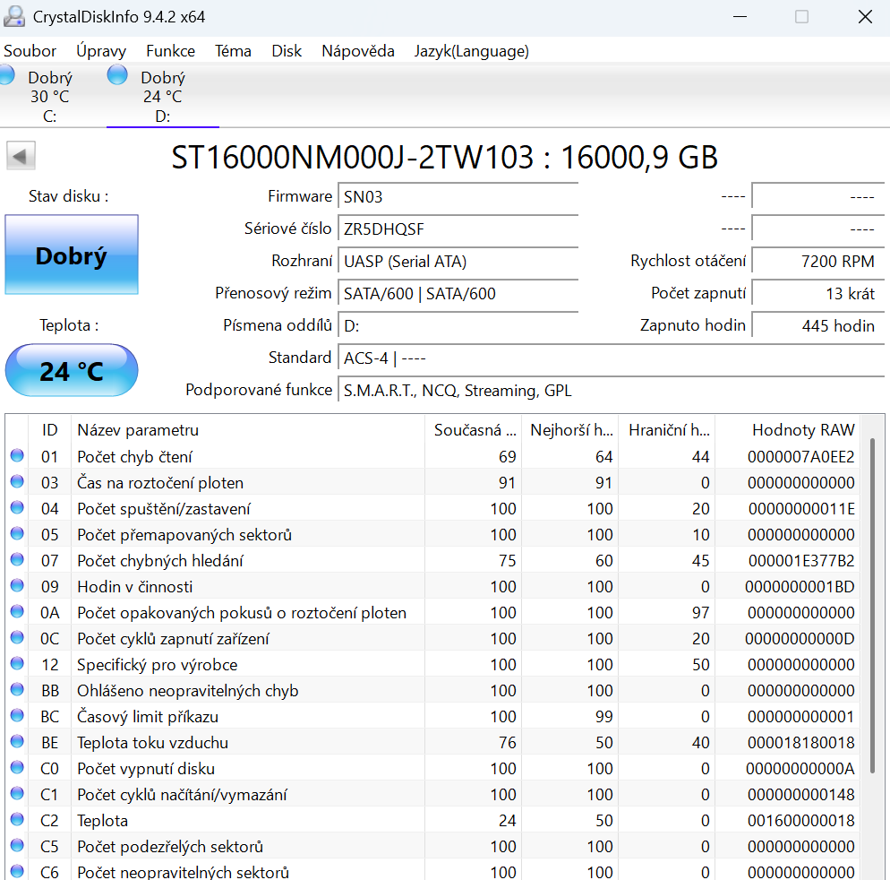 HDD disky 3,5" 14TB, 16TB, 18TB,.. - 5