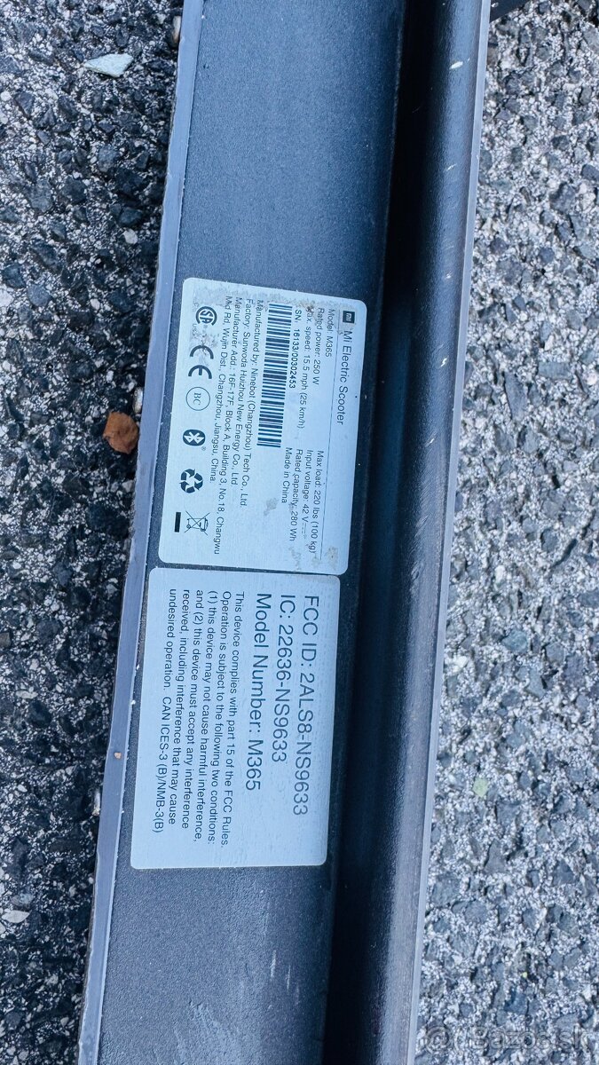 Kolobezka Xiaomi M365 - 5