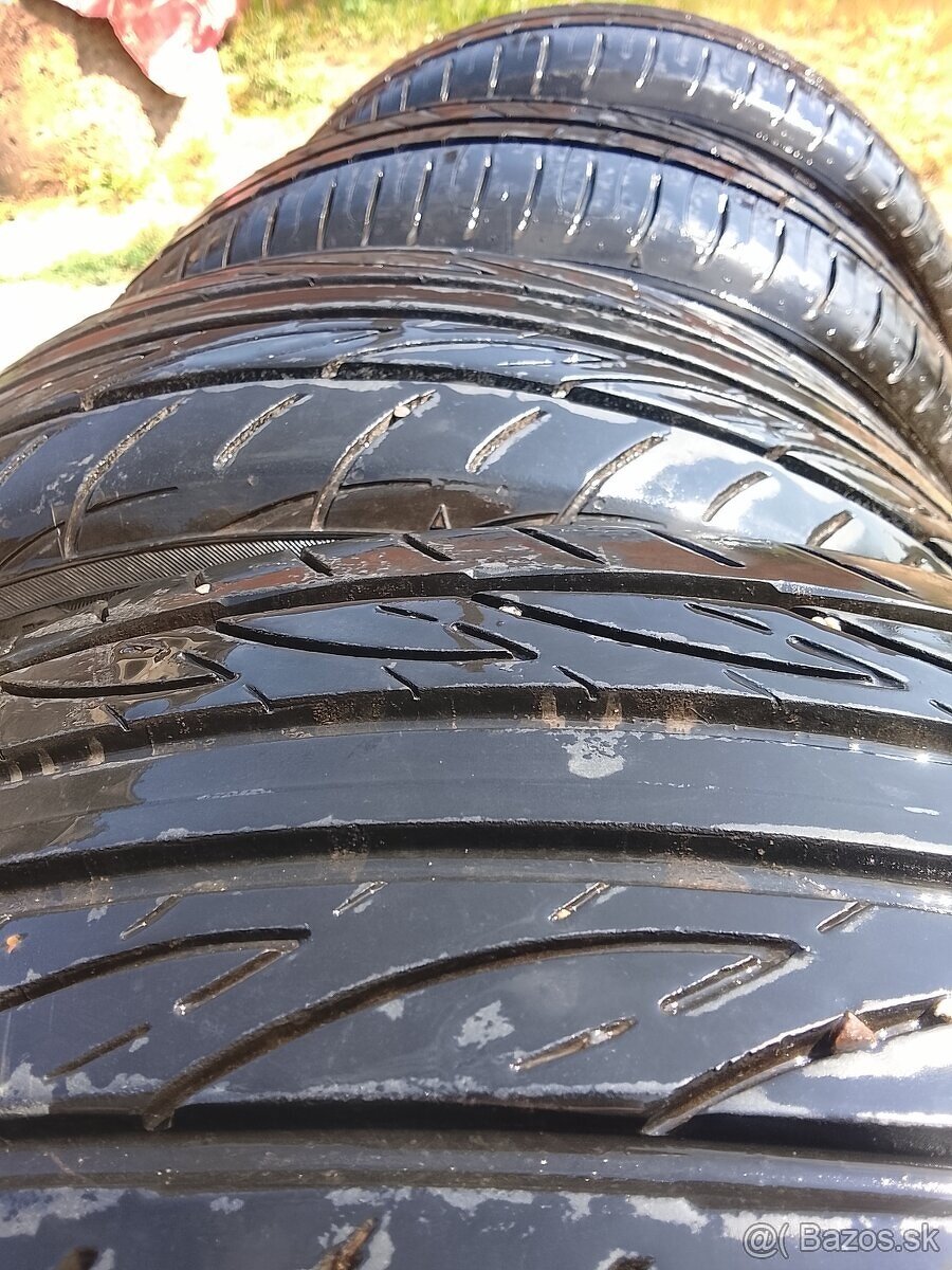 Predám letné pneu 195/55r15... 6/7mm - 5