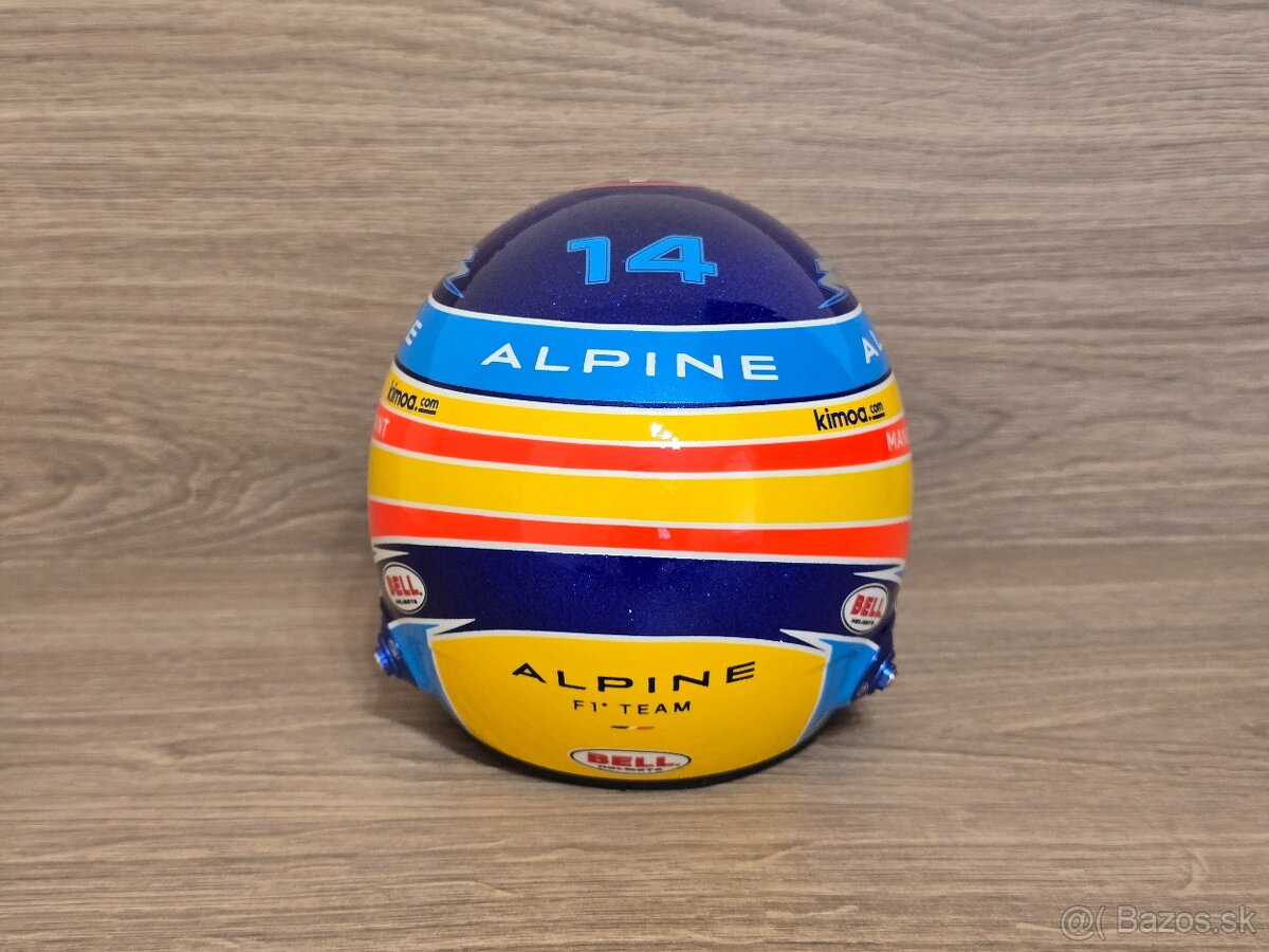 Fernando Alonso 2021 Mini Prilba 1:2 Bell - 5