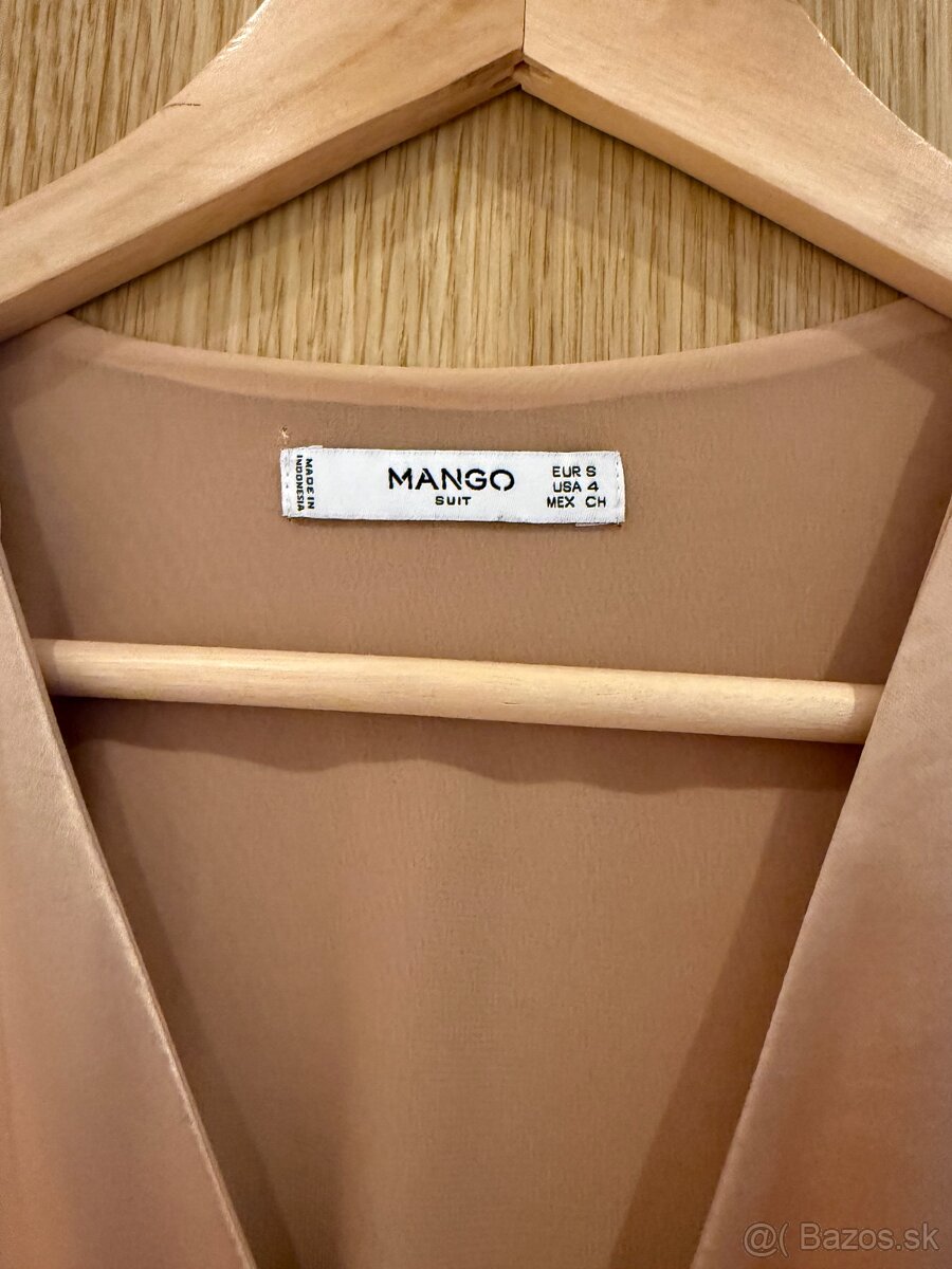 Spoločenské šaty ružovo zlaté - 5