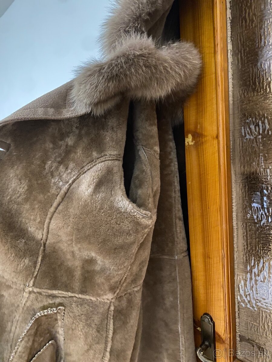 Predám tento krasny Kožuch z ovčej kože - 5