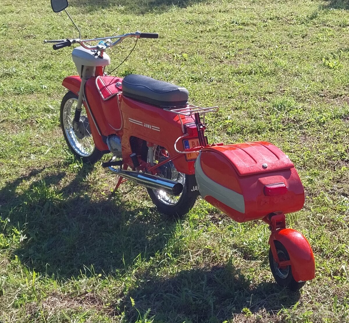 Predam alebo VYMENÍM komplet zrenovovanu Jawu pionier 21 s p - 5