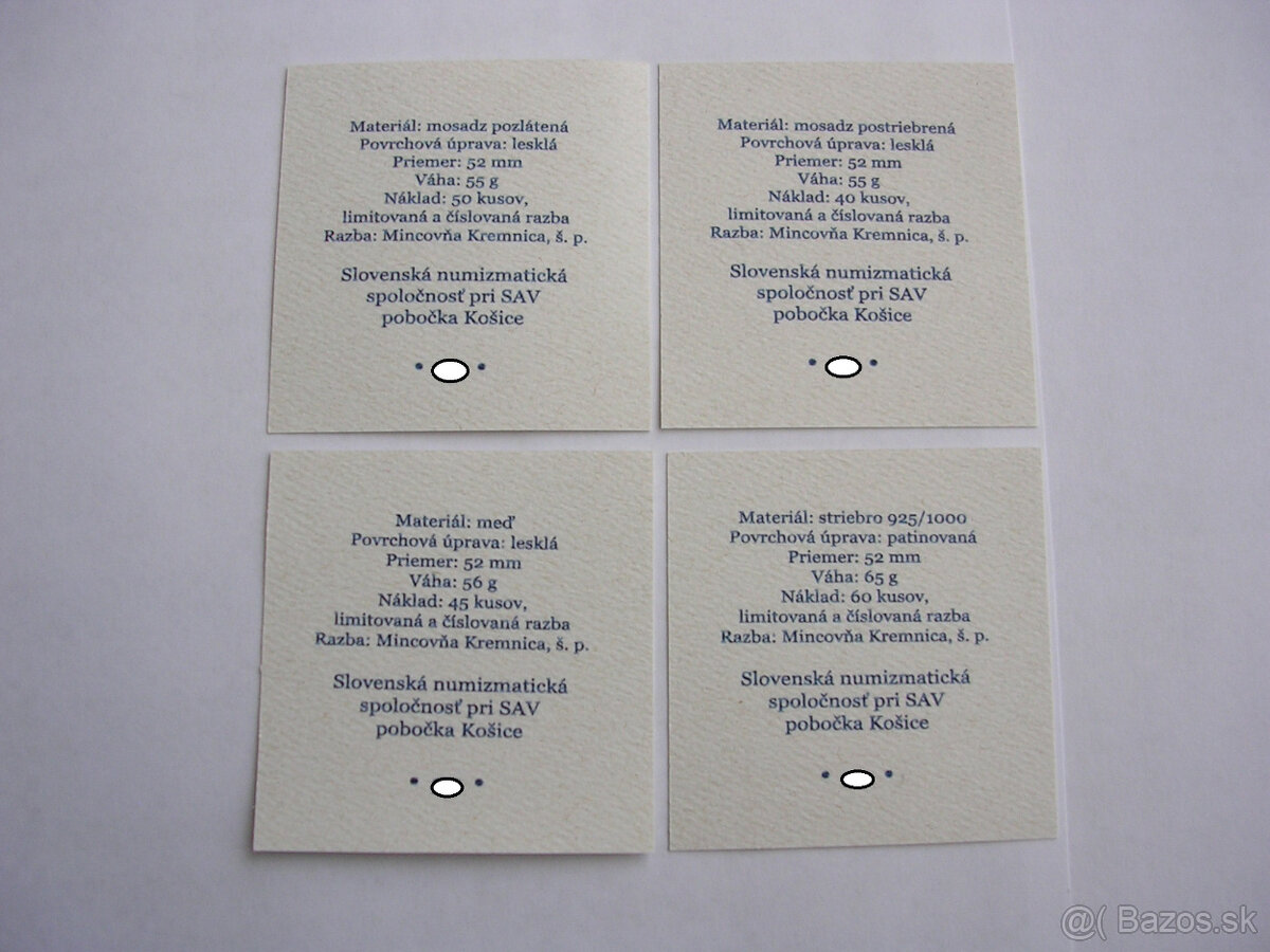 Jazdecké medaily Ferdinanda I. 1541/2022 SNS pri SAV Košice - 5