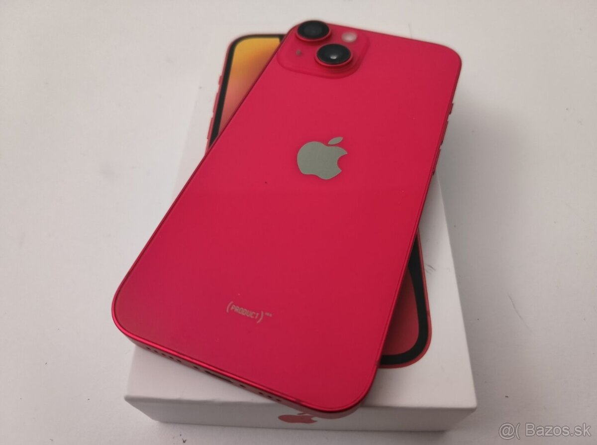 apple iphone 14 128gb Red 100% Batéria - 5