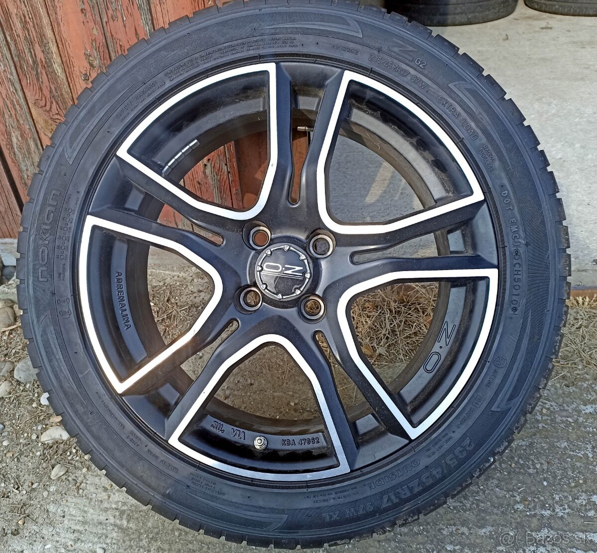 Disky OZ Adrenalina 7x17 ET16 4x108 - 5