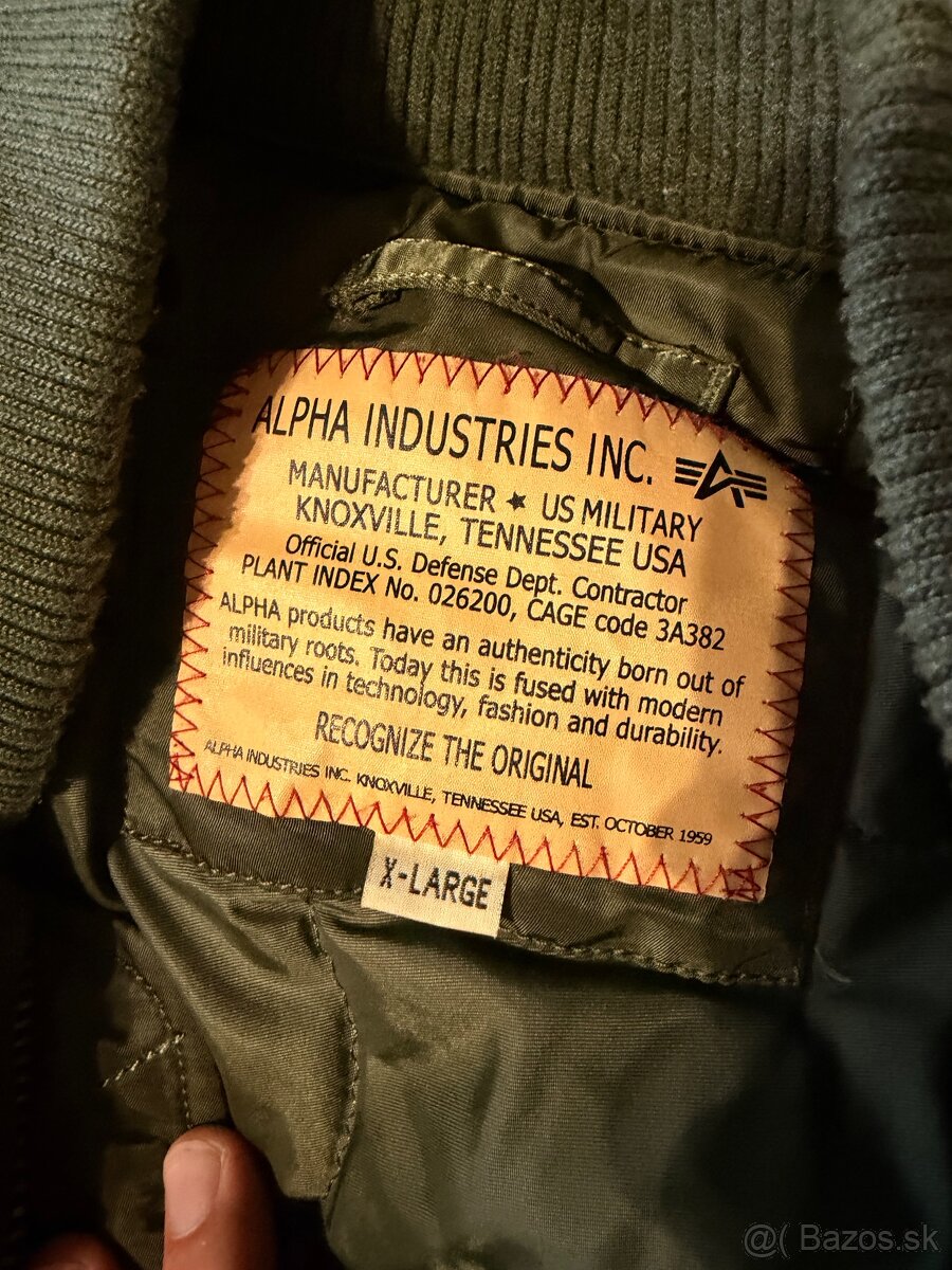 Alpha Industries MA-1 Pilot Velkost-XL - 5