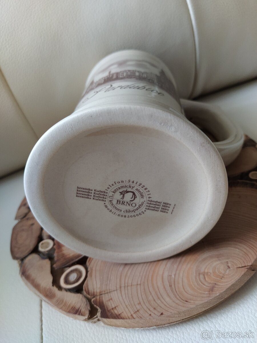 NOVÝ krčah na pivo 0,5L Pardubice (osobný odber) - 5