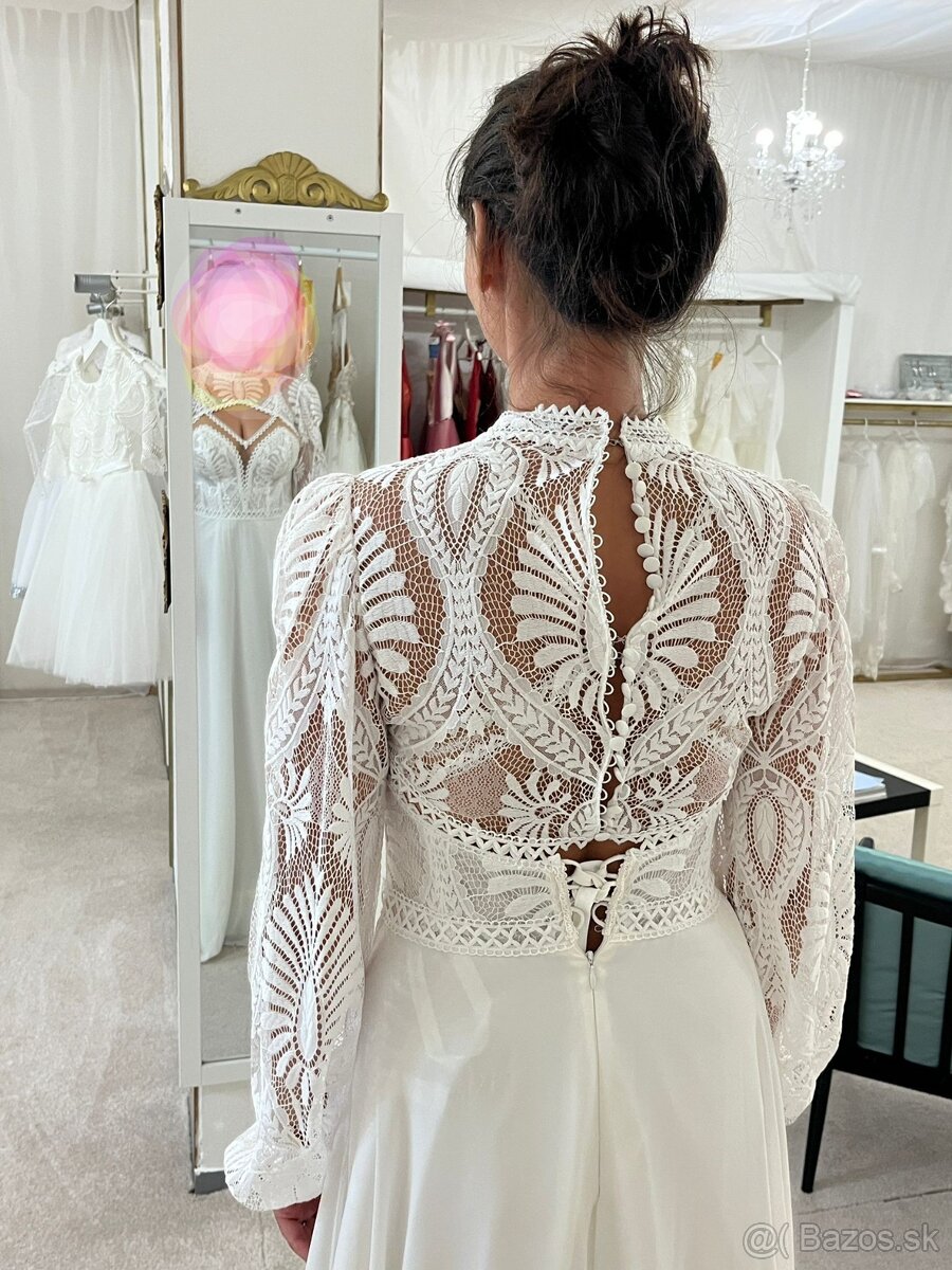 Svadobné boho šaty - 5