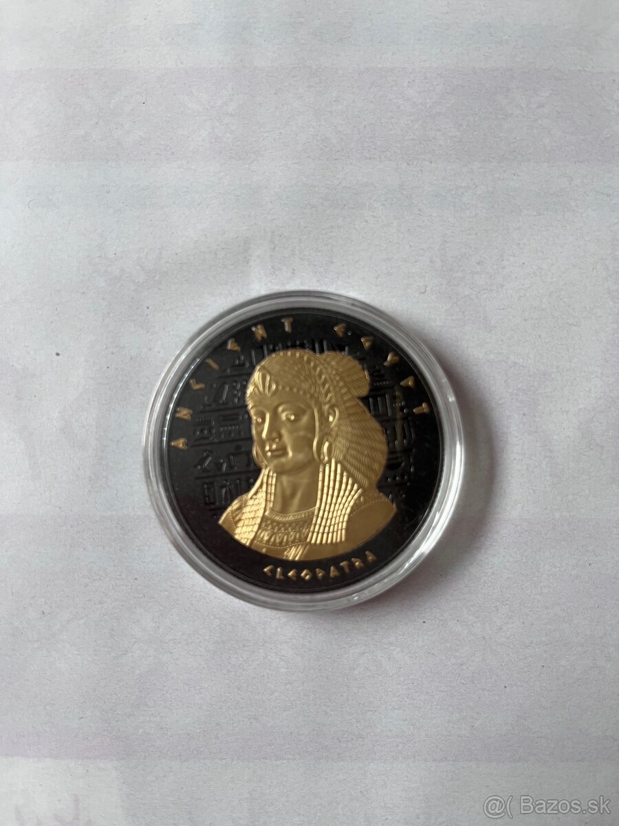 Staroveký Egypt – limitovaná zbierka 5 pamätných mincí + box - 5