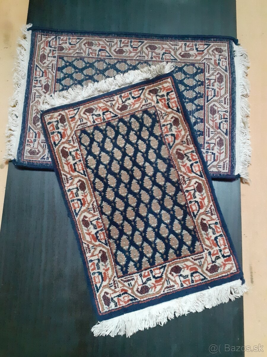 Malé vlnené perzské koberce - 5