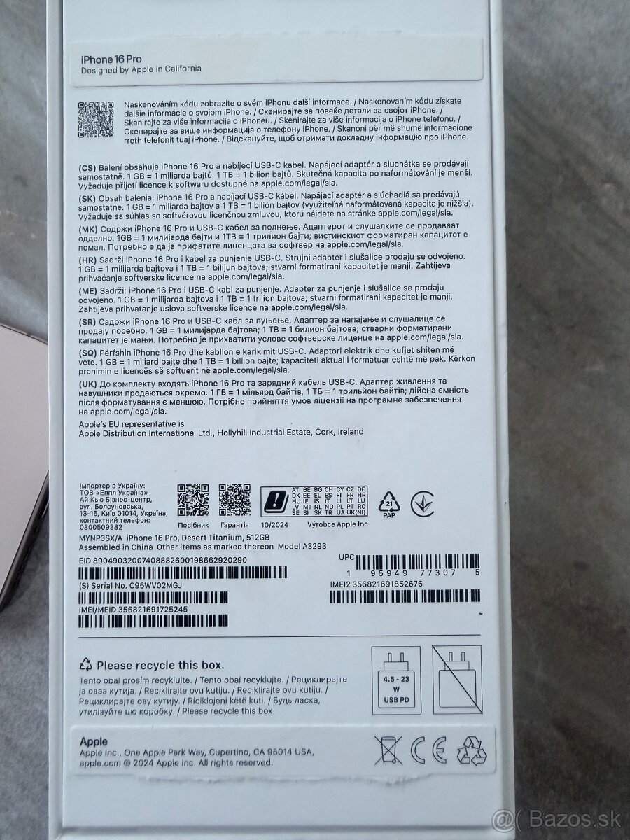 Iphone 16 pro deser titanium - 5