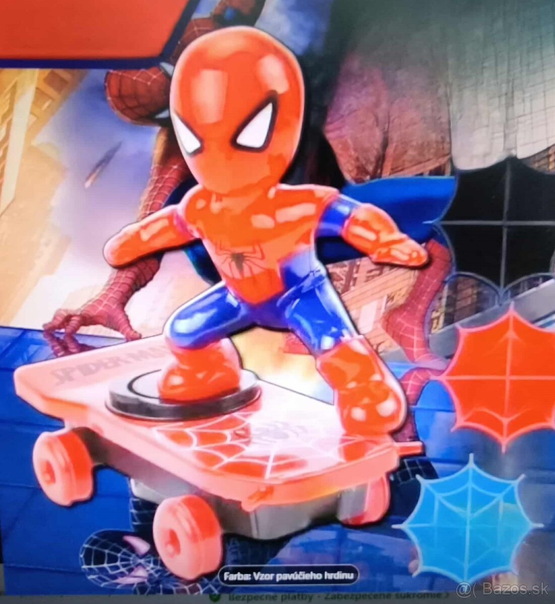 Spiderman na elektrickom Skateboarde - 5