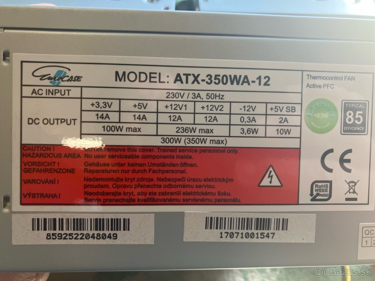 PC Case s 350w zdrojom 85% - 5