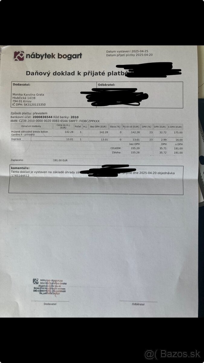 Kreslo kokón Gardins II prírodná farba - 5