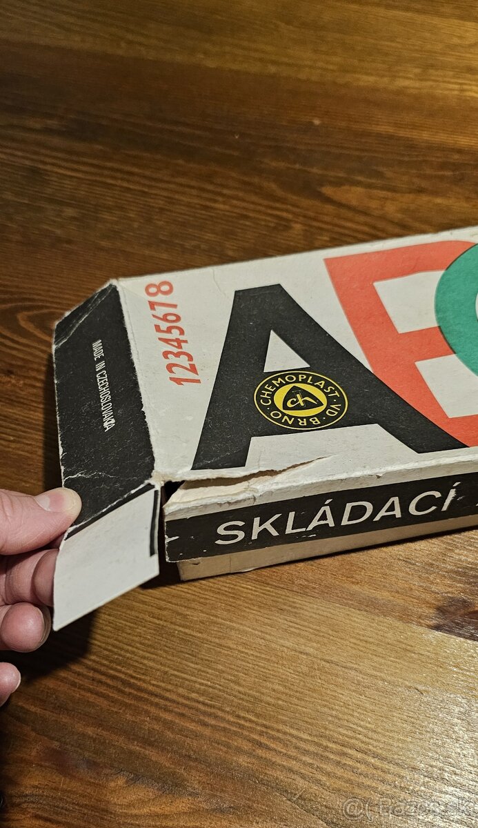 Retro Abeceda skladacia hra - 5
