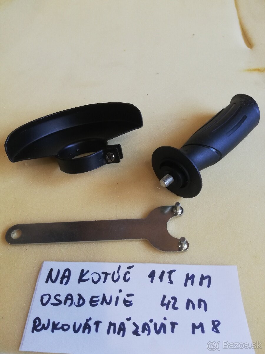 Uhlova bruska, rukovät, kluč,matica - 5