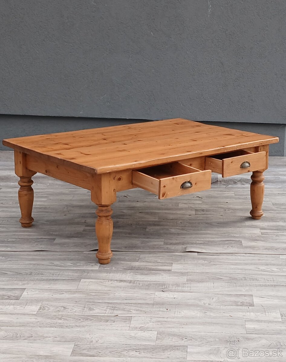 Stolík konferenčný smrekový. - 5