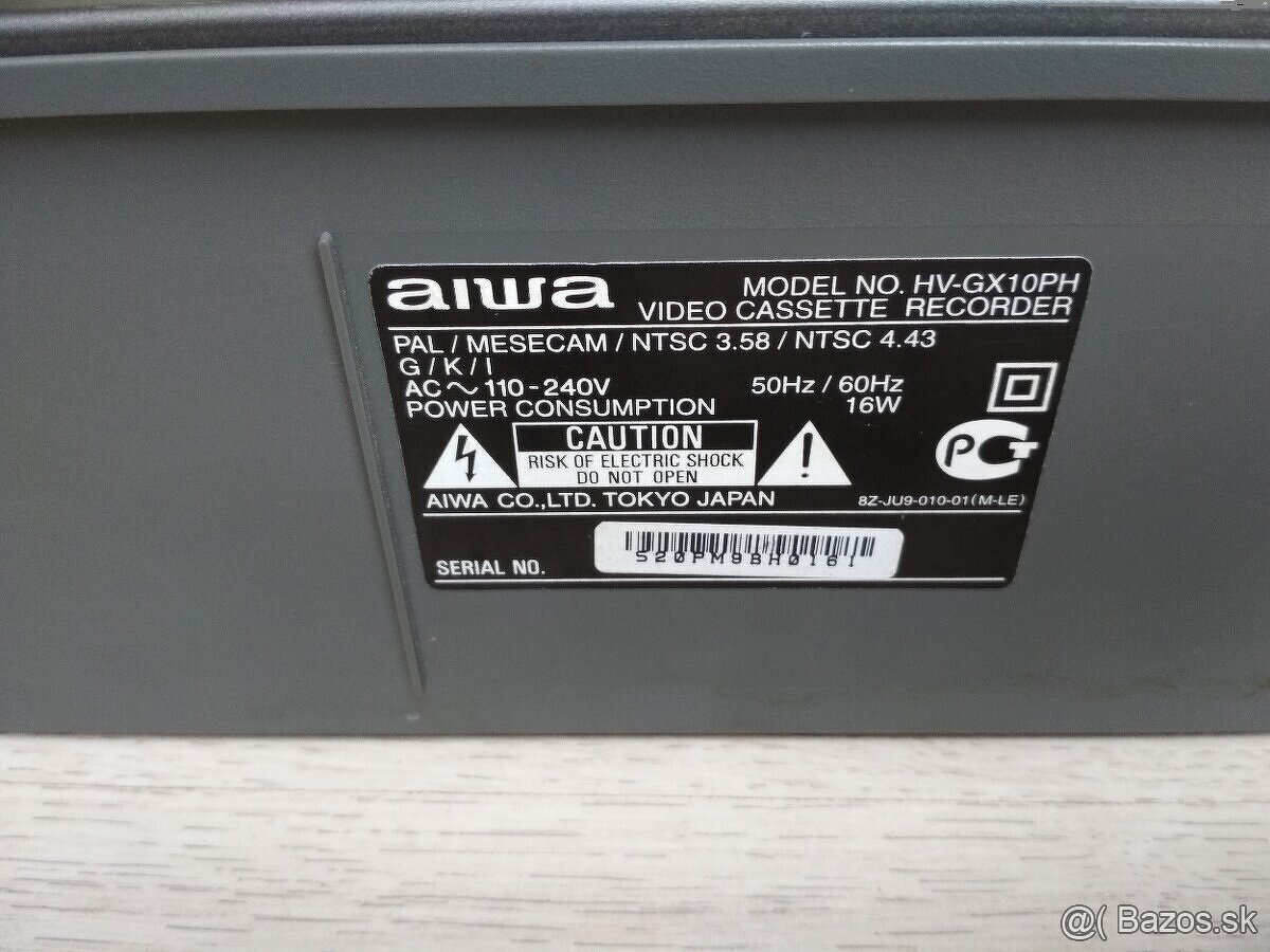 Videorekorder Aiwa HV-GX10PH - 5