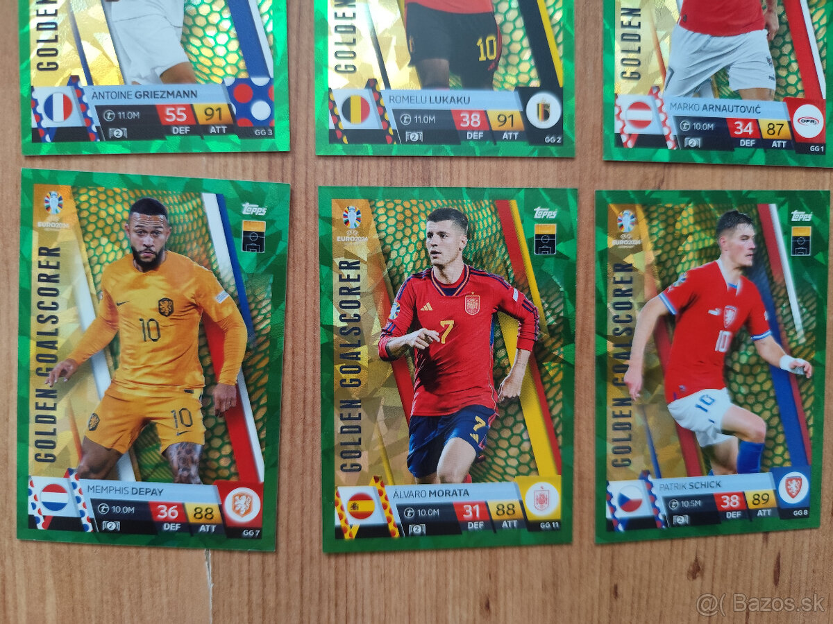 Euro 2024 Futbalové kartičky Match Attax - Paralelky - 5