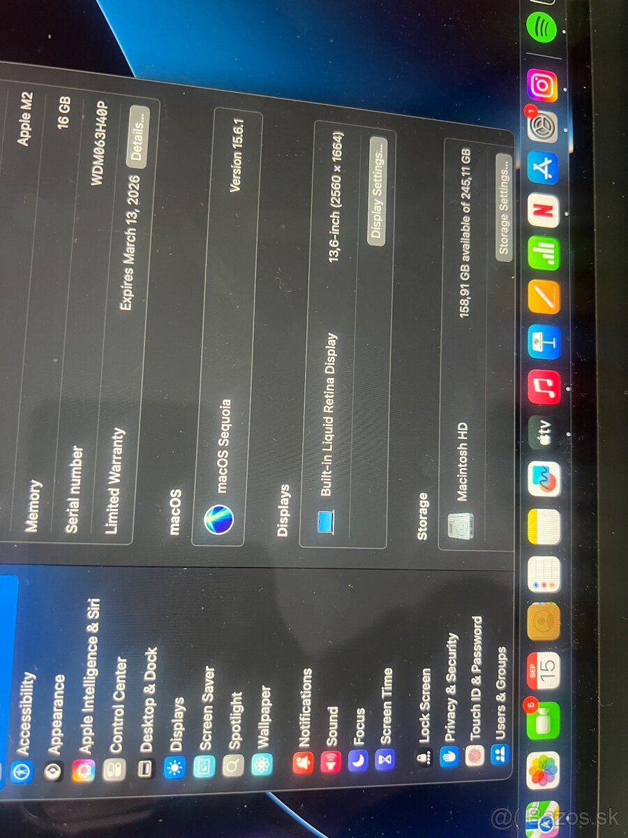 MacBook air m2 16gb ram 256gb - 5