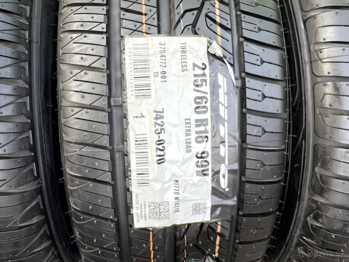 Letne pneumatiky nitto 215/60R16 - 5