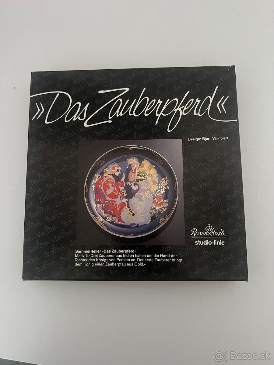 Zberateľský tanier Das Zauberpferd, Bjørn Wiinblad - 5