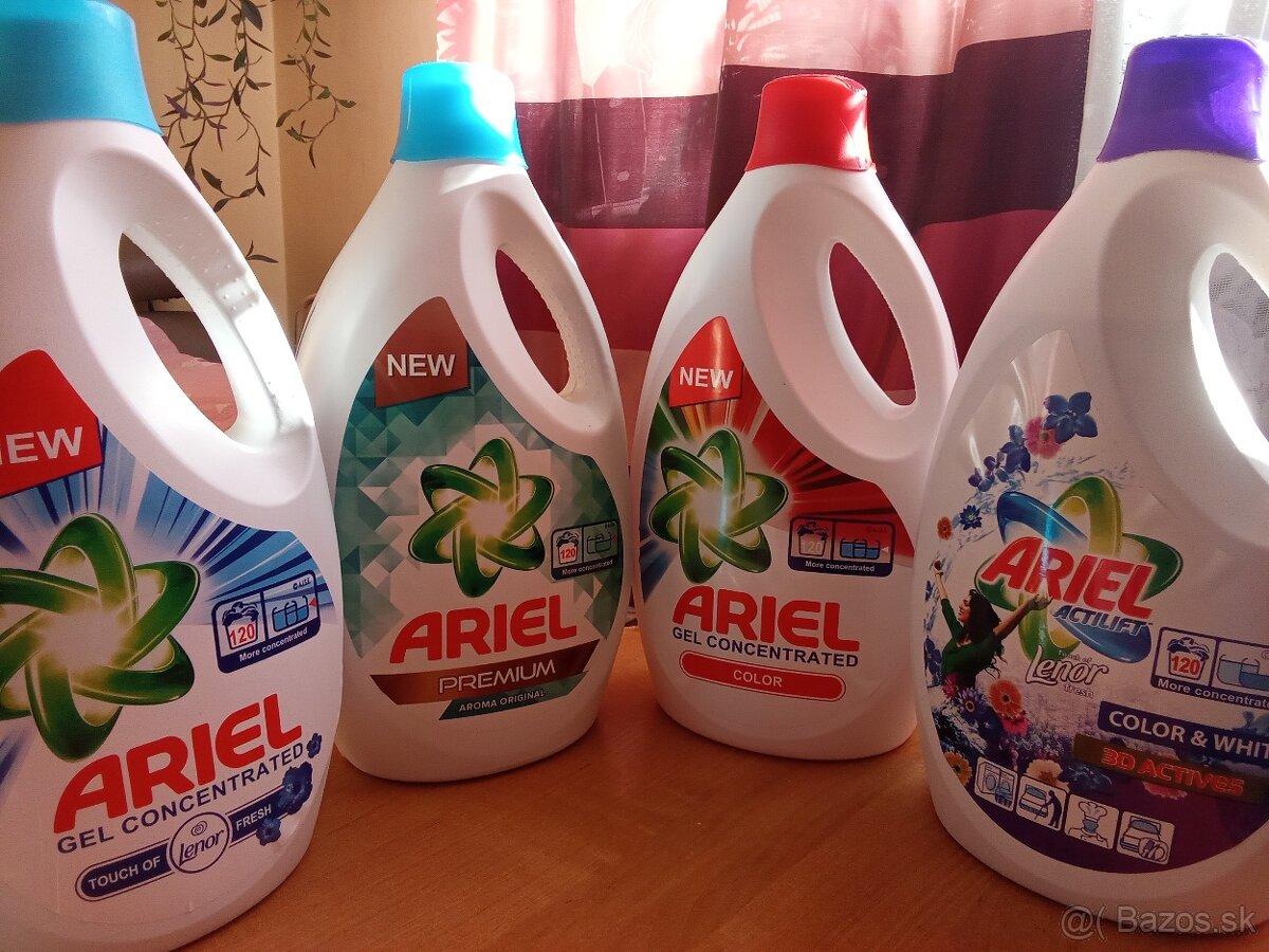 Ariel z dovozu 6 litrov/120 praní a prášok 10,5 kg/165 praní - 5