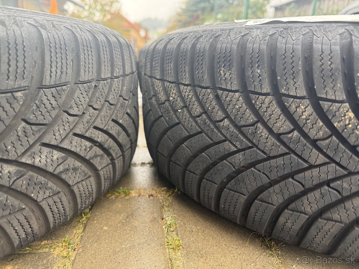 Zimná sada 5x112 r16 VW group 215/60 r16 99H + ORIG PUKLICE - 5