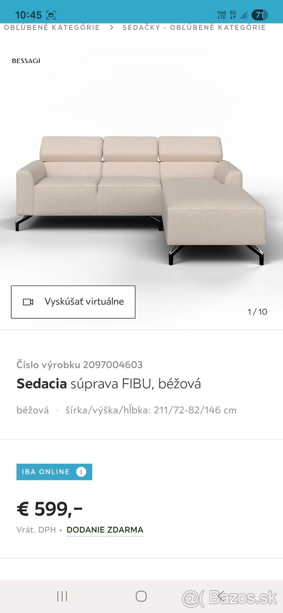 Sedacia suprava siva - 5