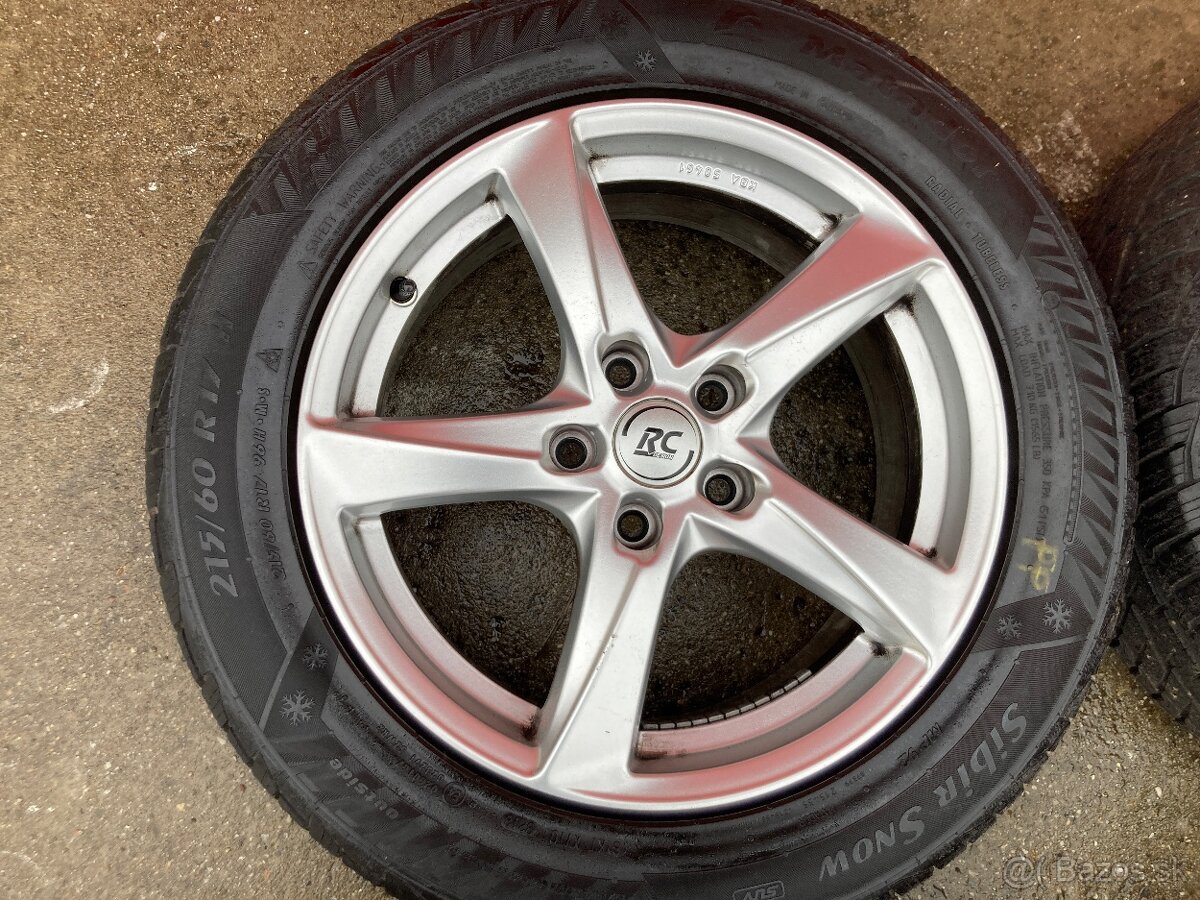 BROCK R17 5x114,3 215/60R17 zimné - 5