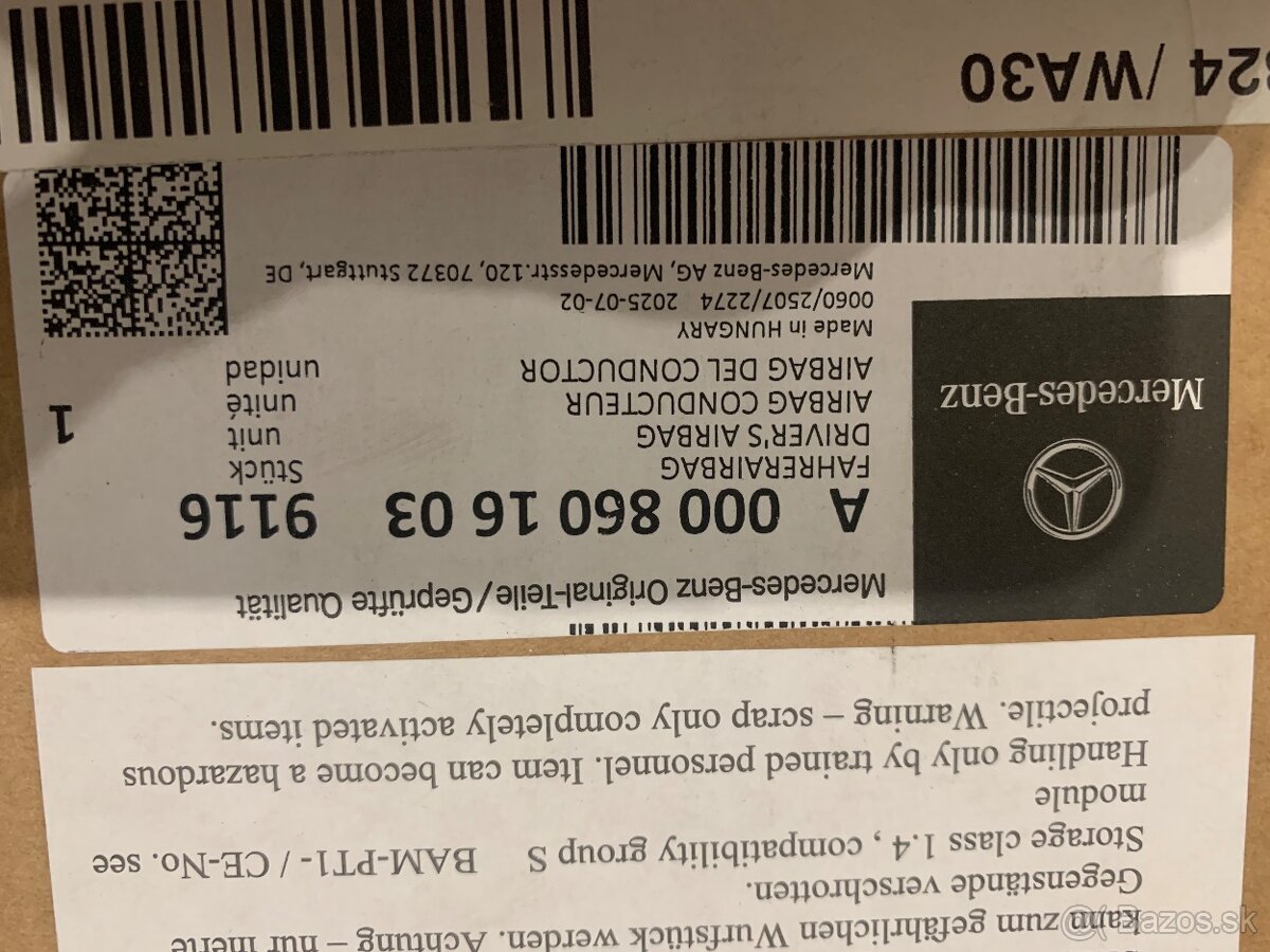 Airbag volantu Mercedes AMG - 5