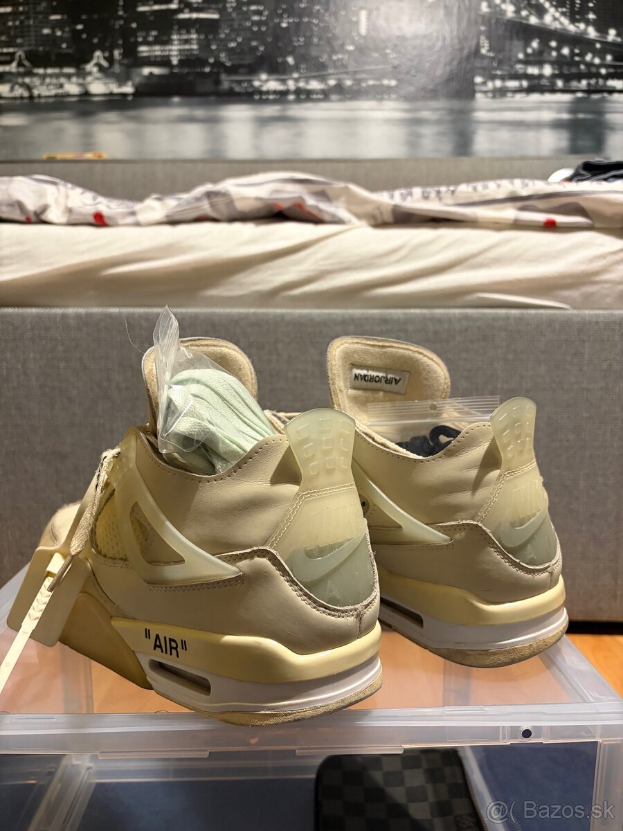 Air jordan retro 4 x offwhite - 5