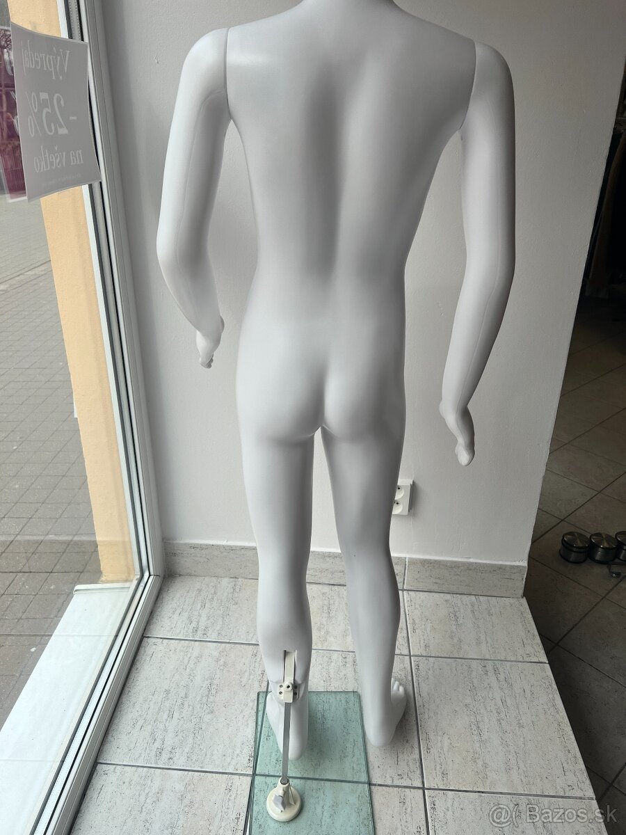 Detská figurína biela - dievča 140 cm - 5