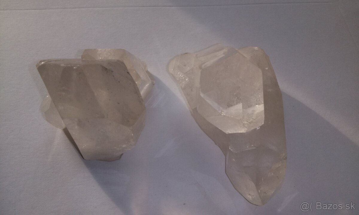 2x 350 g horský krištáľ, drúza - ZNÍŽENÁ CENA - 5