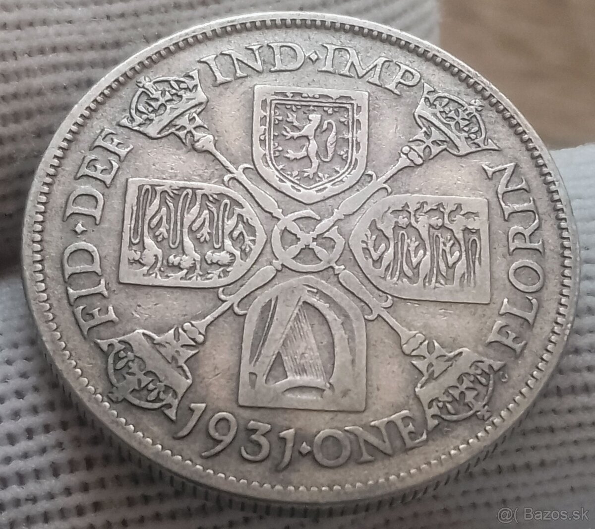 Strieborné mince Anglicka. - 5