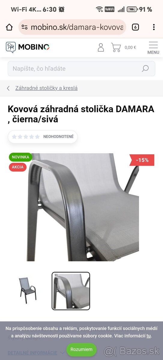 Zahradny stol a stolicky set - 5