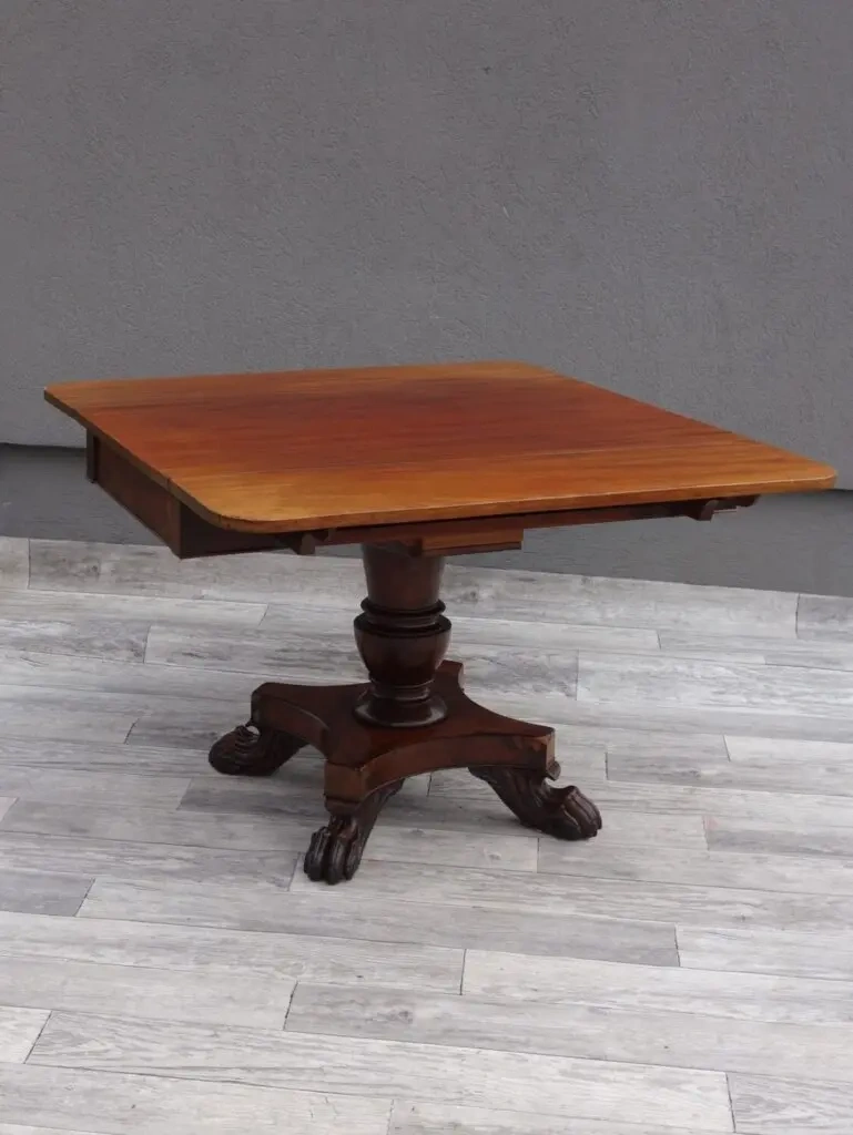 Stôl starožitný – rozkladací. - 5