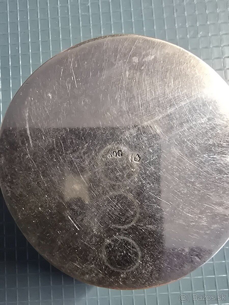 Strieborná doza šperkovnica 800/1000 - 5