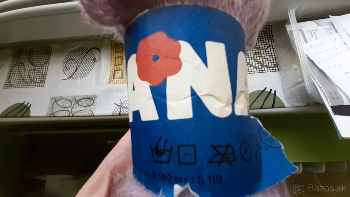 Rôzne priadze - retro zásoby, vlna, zmesi, rôzne farby - 5