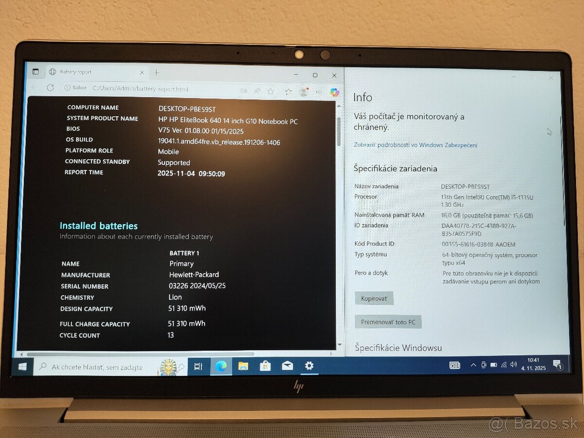 HP EliteBook 640 G10 | i5-1335U | 16 → 32 GB RAM | 512 → 1 T - 5