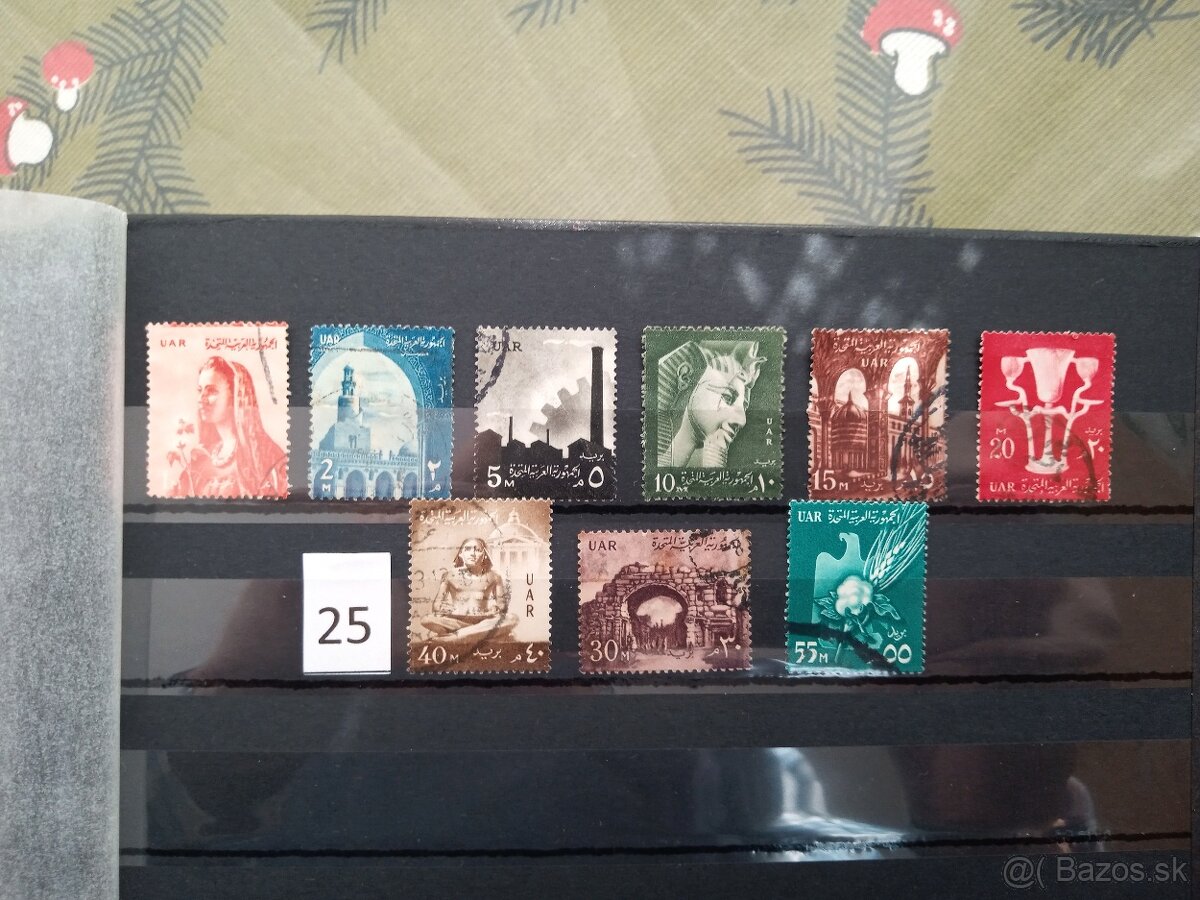 Poštové známky č.581 - AFRICKÉ ŠTÁTY II. - 20 ks sérií - 5