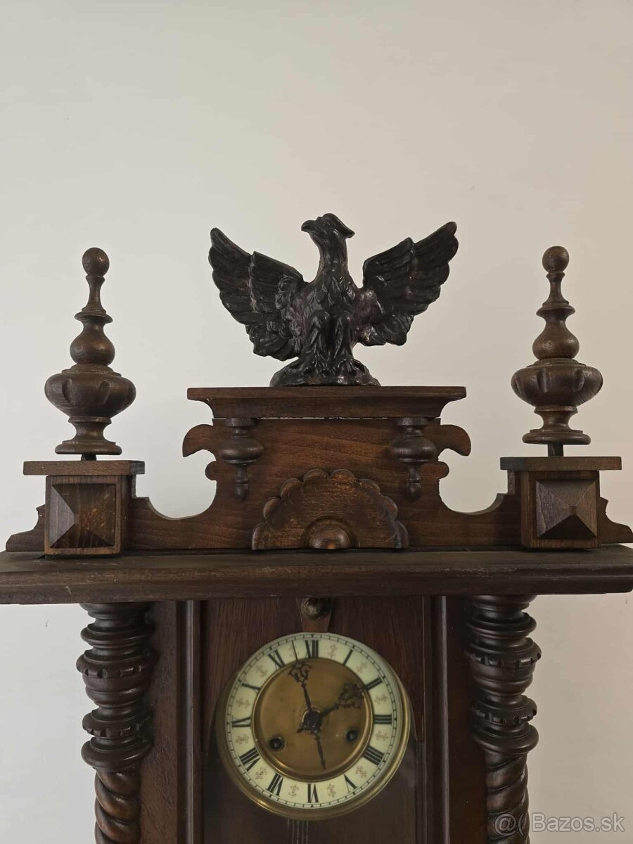 Starozitne nástenné hodiny s melódiou - 5