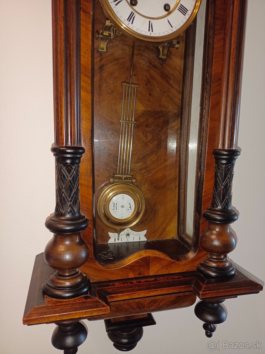 Starožitný hodiny nástěnné Německo - 5