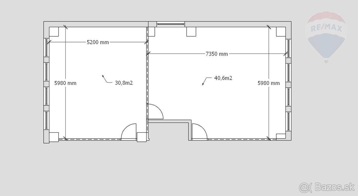 PRENÁJOM: Komerčné priestory_71,4m2_Zvolen - 5