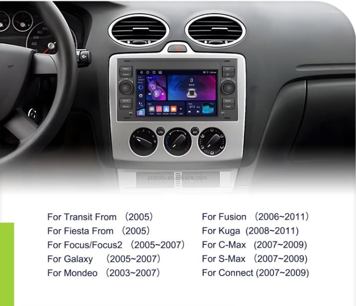 Android Radio Ford 4GB/64GB 2DIN GPS Carplay / Android Auto - 5