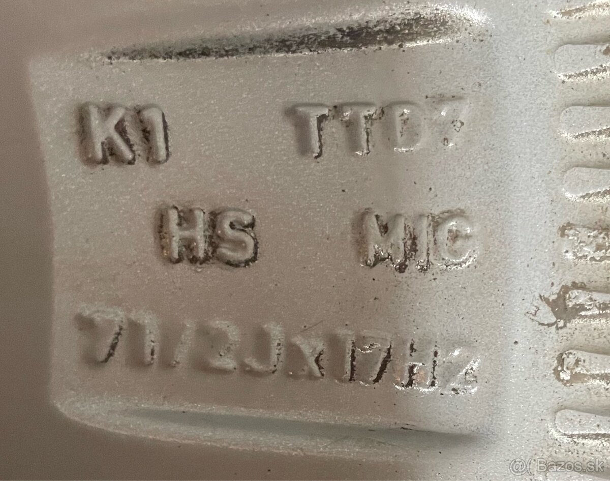 Predám hliníkové disky 5x114,3 - 5