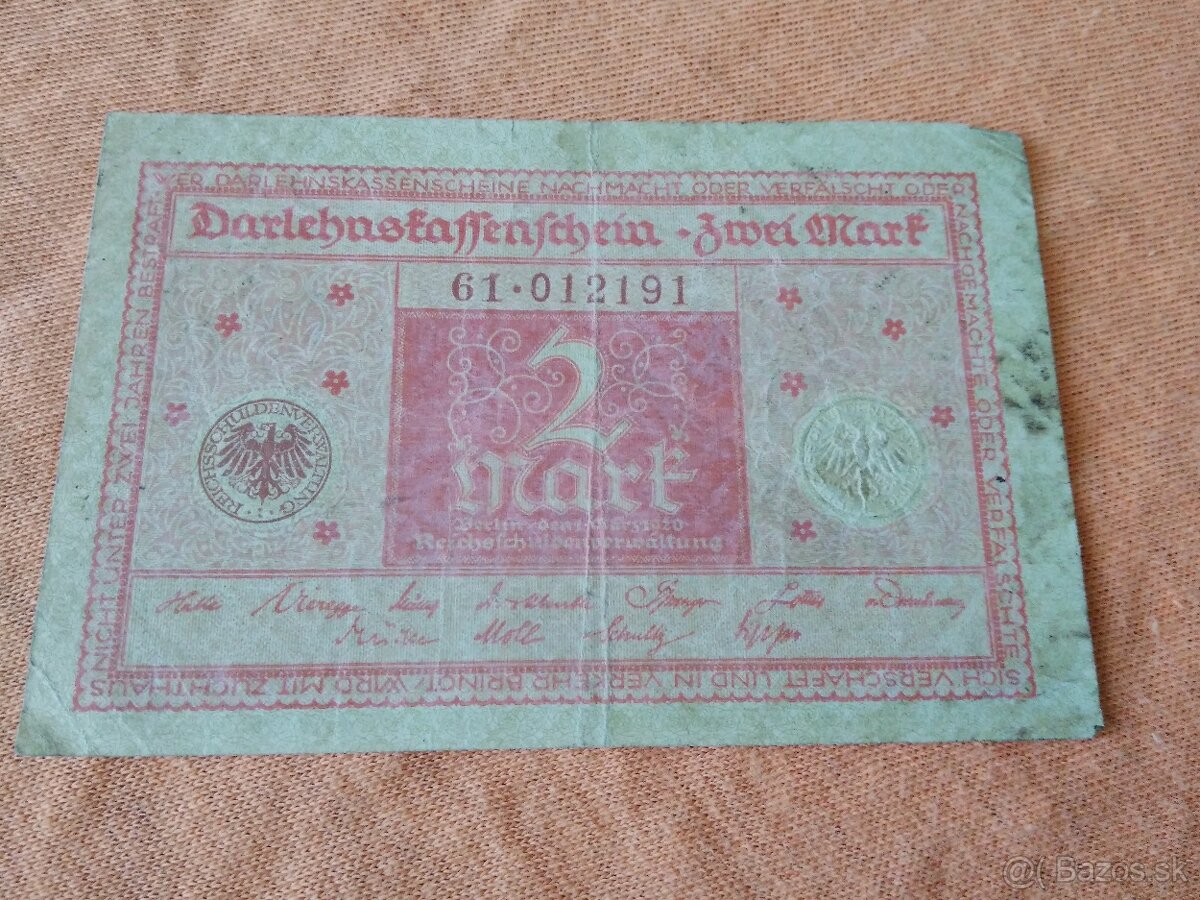 Bankovky - Nemecko C - 5