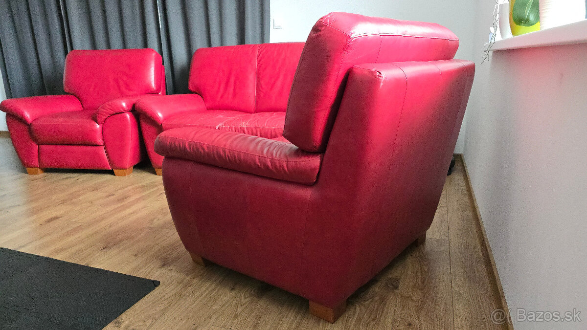 Kožená sedacia súprava - 5