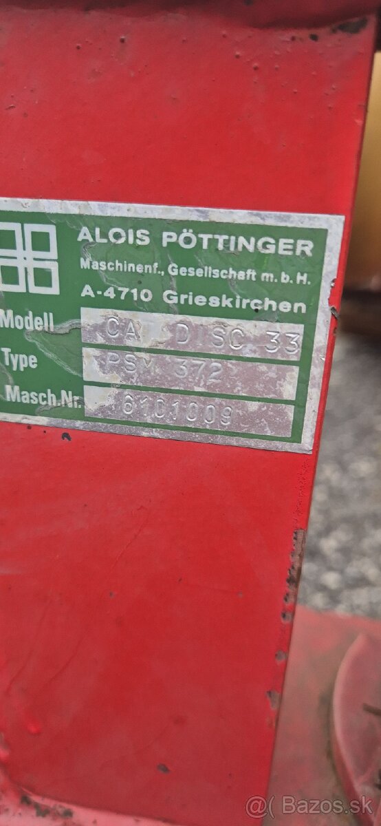 Diskova kosačka zn pottinger cat disc 33 - 5